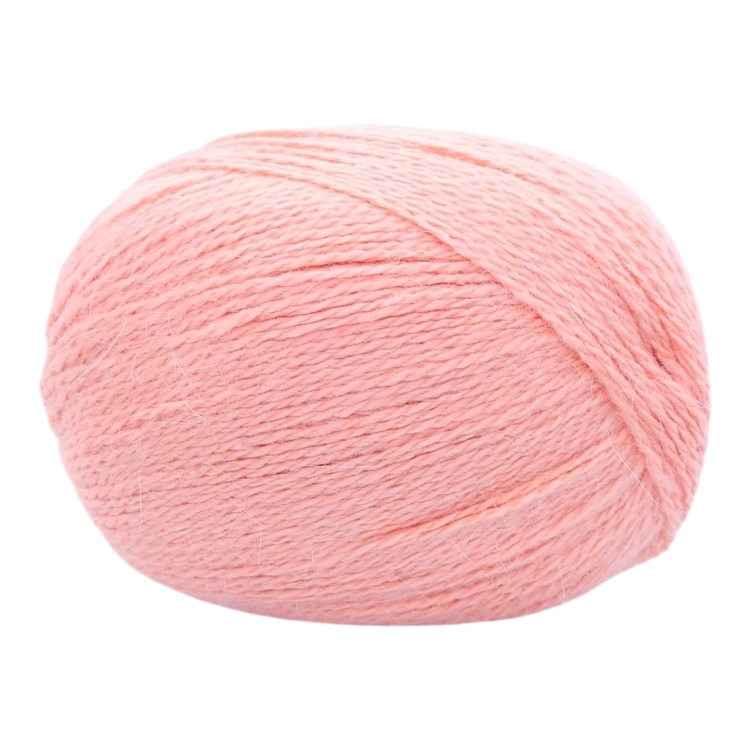 Włóczka Angora 30  kolor łososiowy 3221