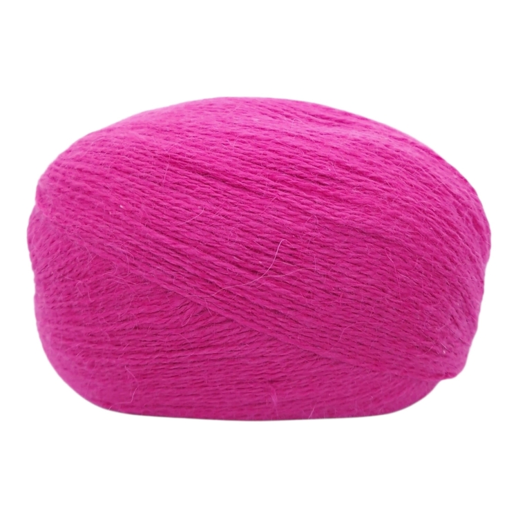 Włóczka Angora 30  kolor fuksja 3226