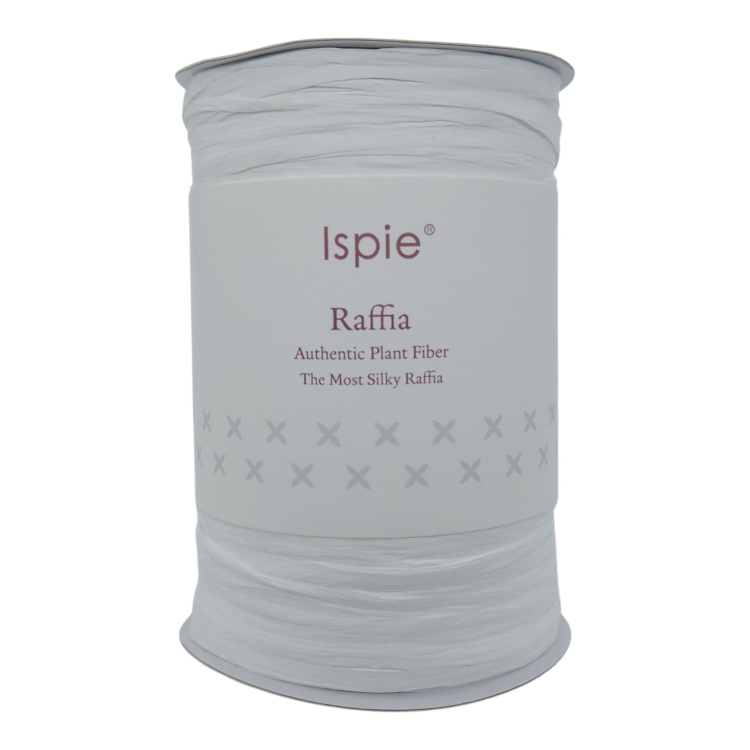 Rafia Ispie. Raffia. White