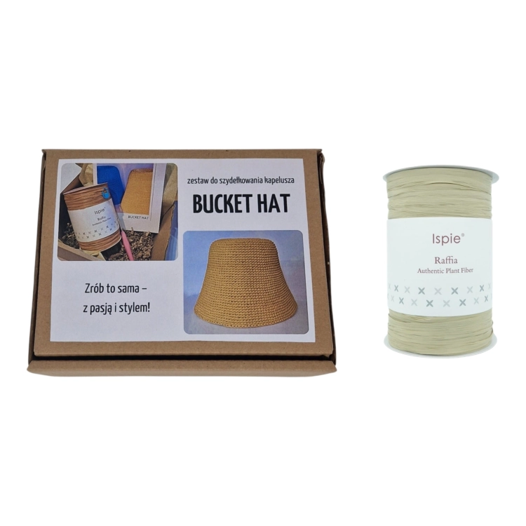 Zestaw kreatywny DIY. Bucket Hat. Sage