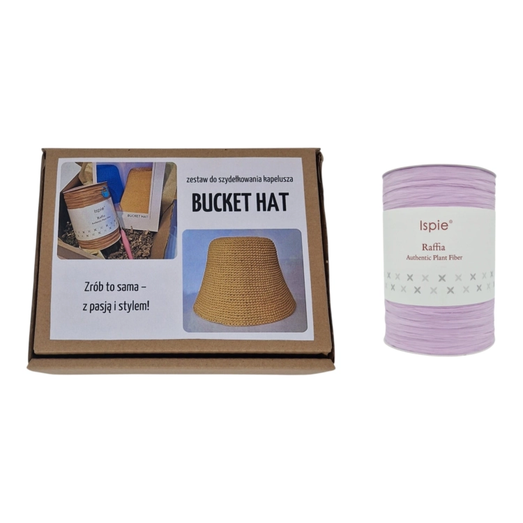 Zestaw kreatywny DIY. Bucket Hat. Lavender