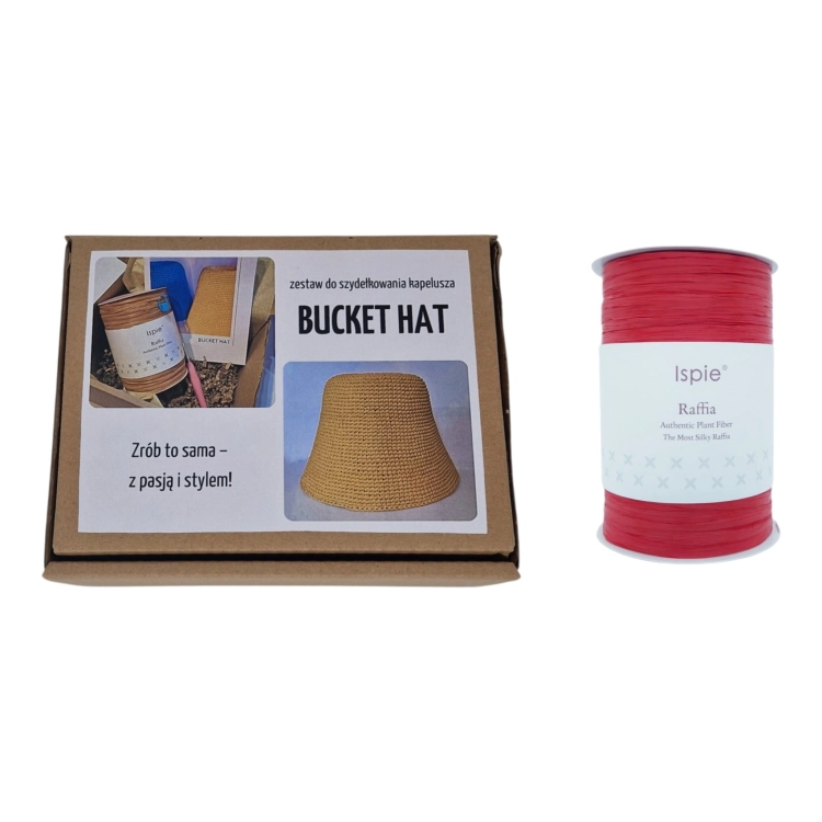 Zestaw kreatywny DIY. Bucket Hat. Imperial Red
