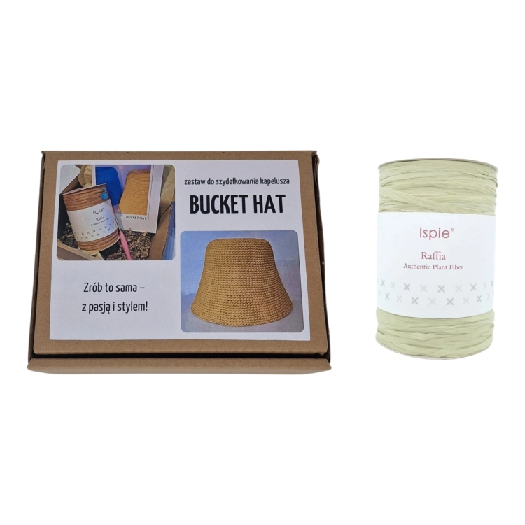 Zestaw kreatywny DIY. Bucket Hat. Green tea