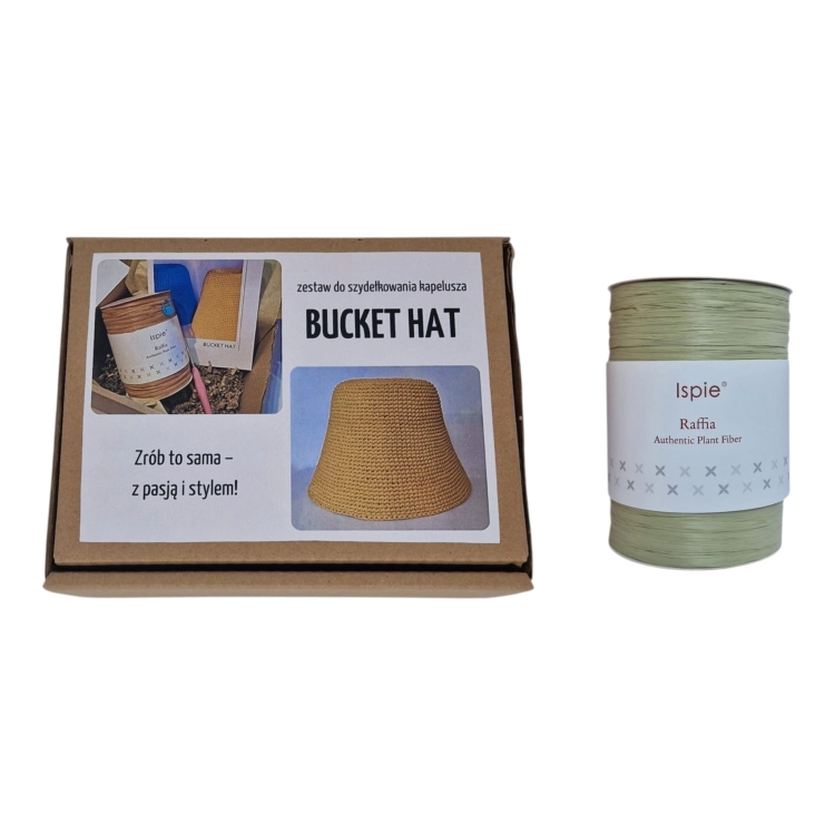 Zestaw kreatywny DIY. Bucket Hat. Pistachio