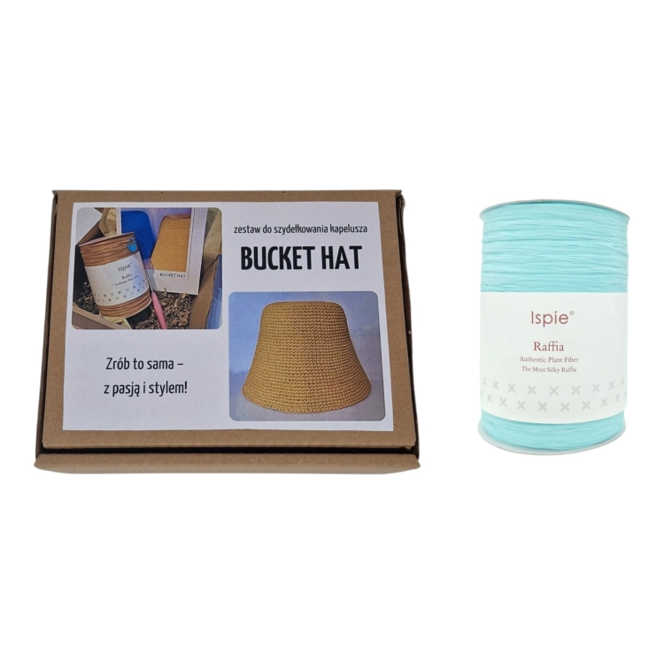 Zestaw kreatywny DIY. Bucket Hat. Tiffany Blue