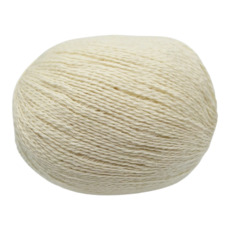 Włóczka Angora 30  kolor ivory 3202