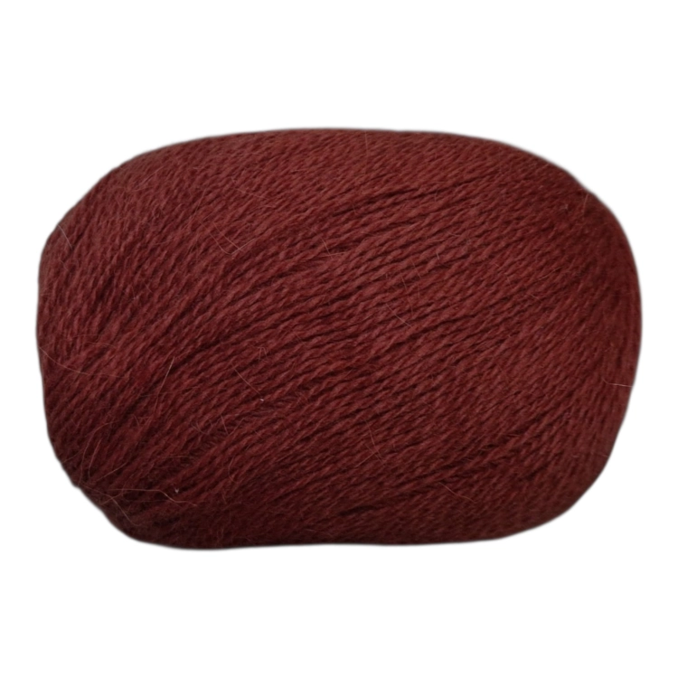 Włóczka Angora 30  kolor terakota 3208